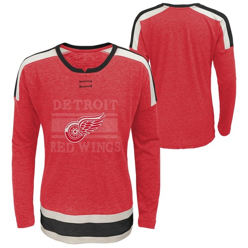 Футболка Outerstuff NHL Youth Girls (7–16) Detroit Red Wings Celly Hyper Slub