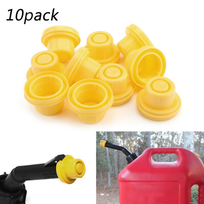 10x Replacement YELLOW SPOUT CAP Top For BLITZ Fuel GAS CAN 900302 900092