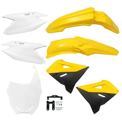 Restyled Complete Body Fairing Plastics Kit For Suzuki RM125 RM250 2001-2008