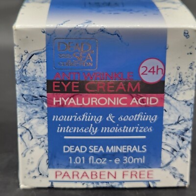 Dead Sea Collection Anti Wrinkle Eye Cream 24 hr Hyaluronic Acid