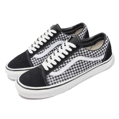 

Vans Old Skool 36 D Anaheim Factory OG Hounds Черные Белые Мужчины Унисекс VN0A4BW3YER, Черный, Old Skool 36 D