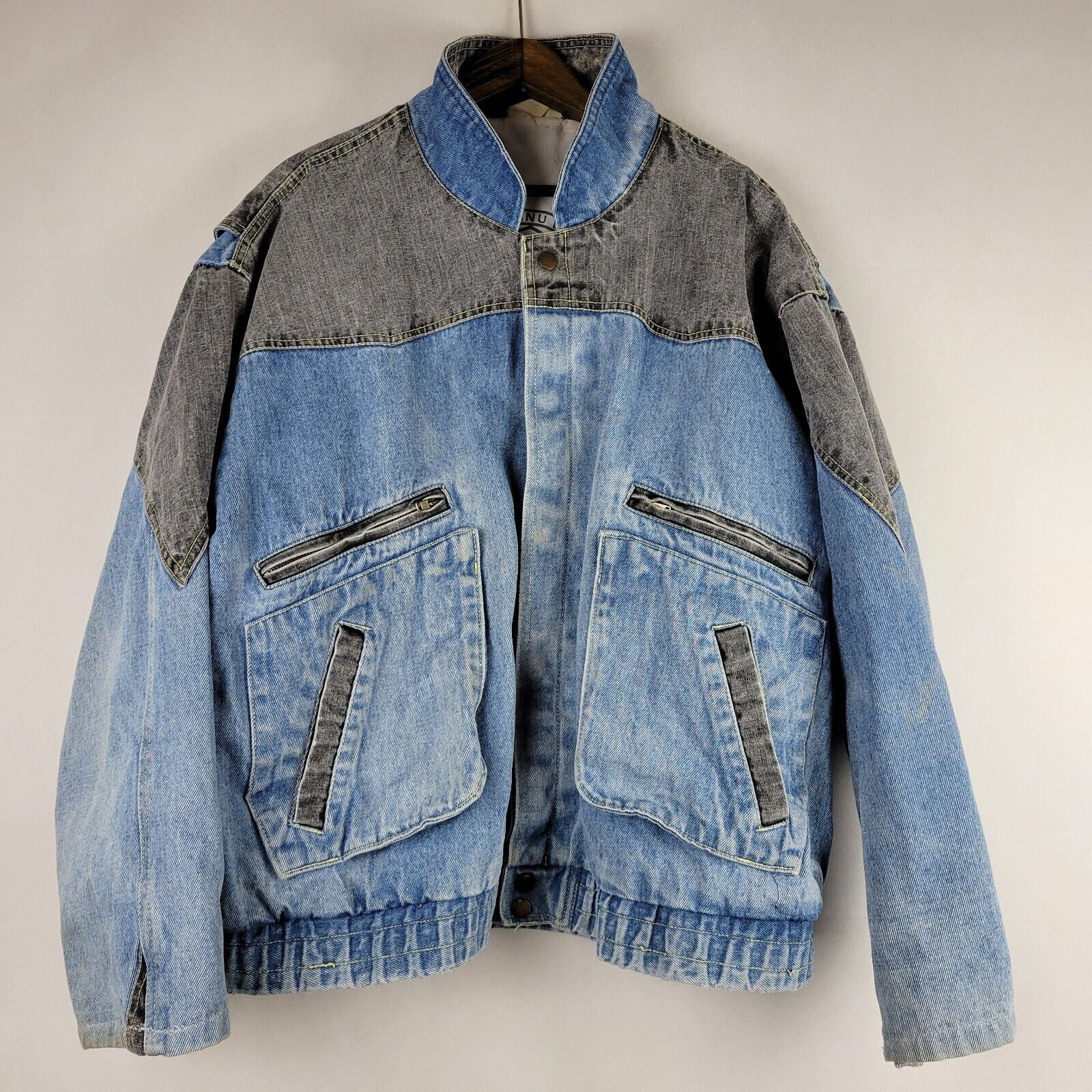 VTG Dual Control Denim Bomber Jacket Mens XL 80s 90s Y2K Stone Acid Wash Grunge | eBay VTG Dual Control Denim Bomber Jacket Mens XL 80s 90s Y2K Stone Acid Wash Grunge | eBay