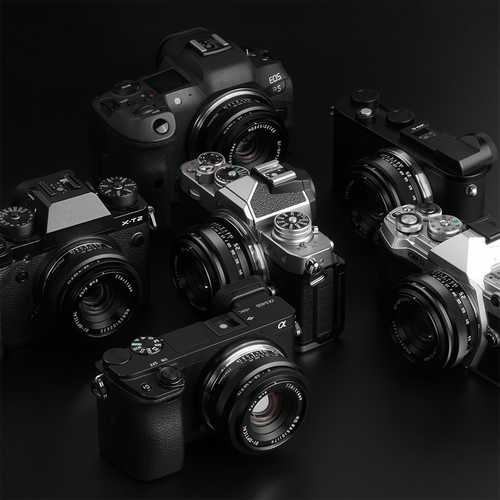 TTArtisan 25mm f/2 APS-C Lens for Sony E/Fuji X/Nikon Z/M43/L-Mount Pancake Lens