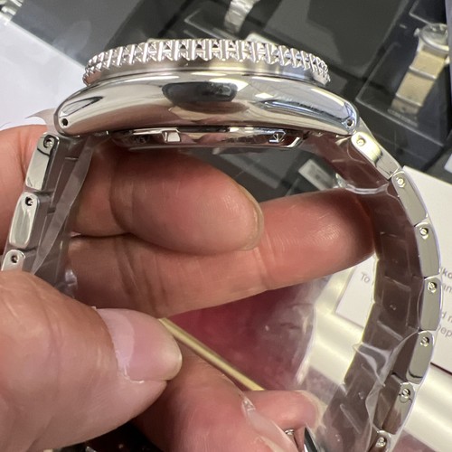 Pre-owned Seiko 5 Sports 42.5 Mm Automatic Stainless Steel Black Dial Watch - Srpd55k1??