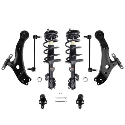 8x Front Struts & Control Arm Suspension For 2004-2006 Toyota Camry Solara ES330