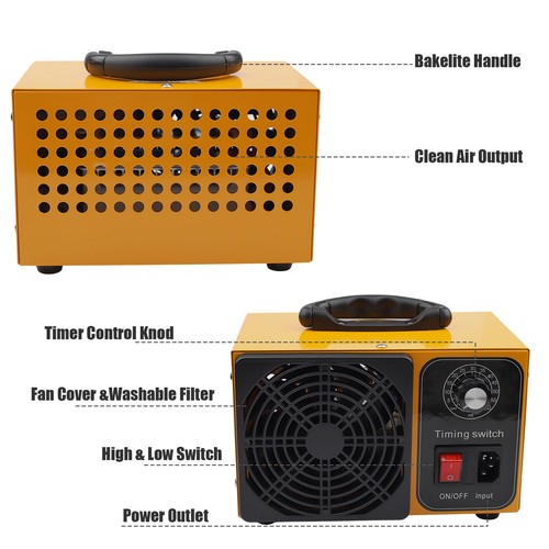 Commercial Ozone Generator Machine Industrial Pro Air Purifier Ionizer Ozonator