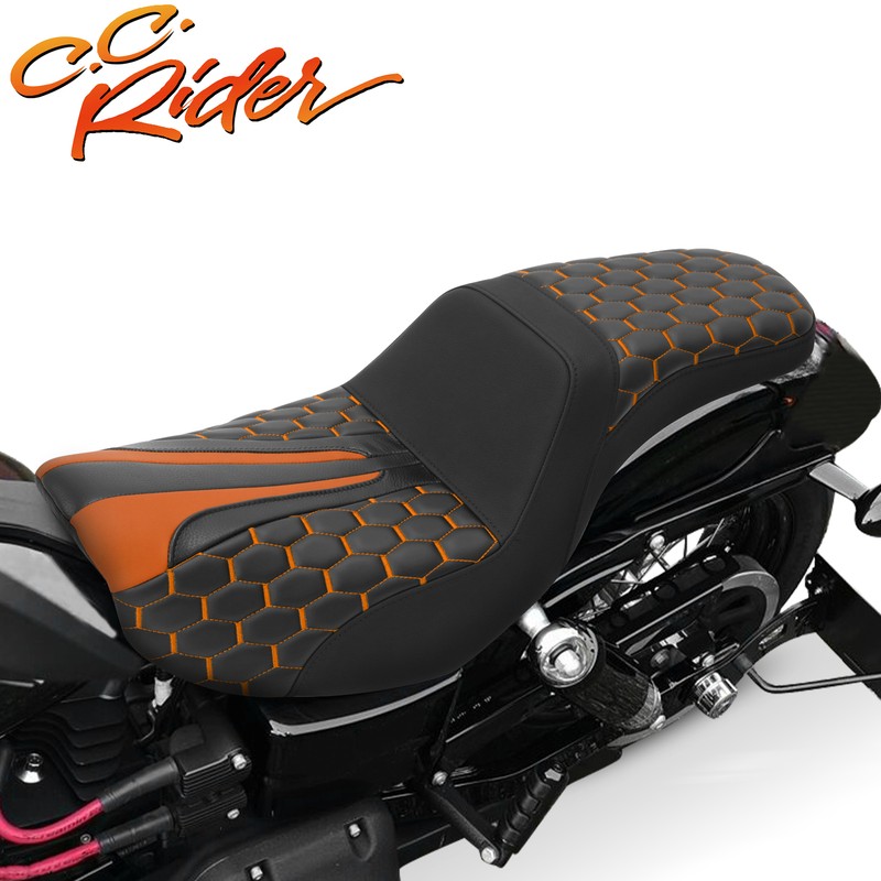 Driver Passenger Seat Fit For Harley Dyna Street Bob FXDB Driver Passenger Seat Fit For Harley Dyna Street Bob FXDB