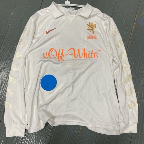 トップス NIKE x Off-White Mercurial Jersey Nikelab x OFF-WHITE Mercurial NRG X FB Jersey White Men's