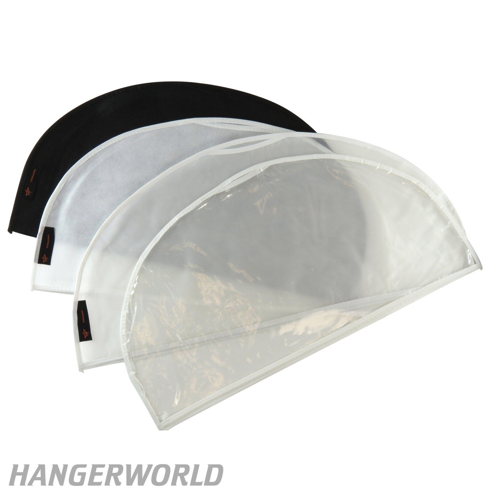 Hangerworld 5 Fundas 60cm x 30cm Impermeables Protege Hombros de Chaquetas Ancho Extensible