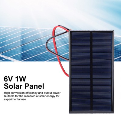 3pcs 6V 1W Polycrystalline Solar Panel Module For DIY Solar Lawn Lights KRI
