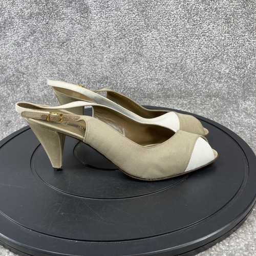 BRUNOMAGLI ベージュ ミュール Bruno Magli Vintage Woven Leather Sandals – The Shoe Archives