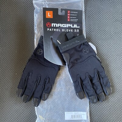 Magpul MAG1015 Men's Patrol Gloves 2.0 Lightweight Taactical Glove, Black