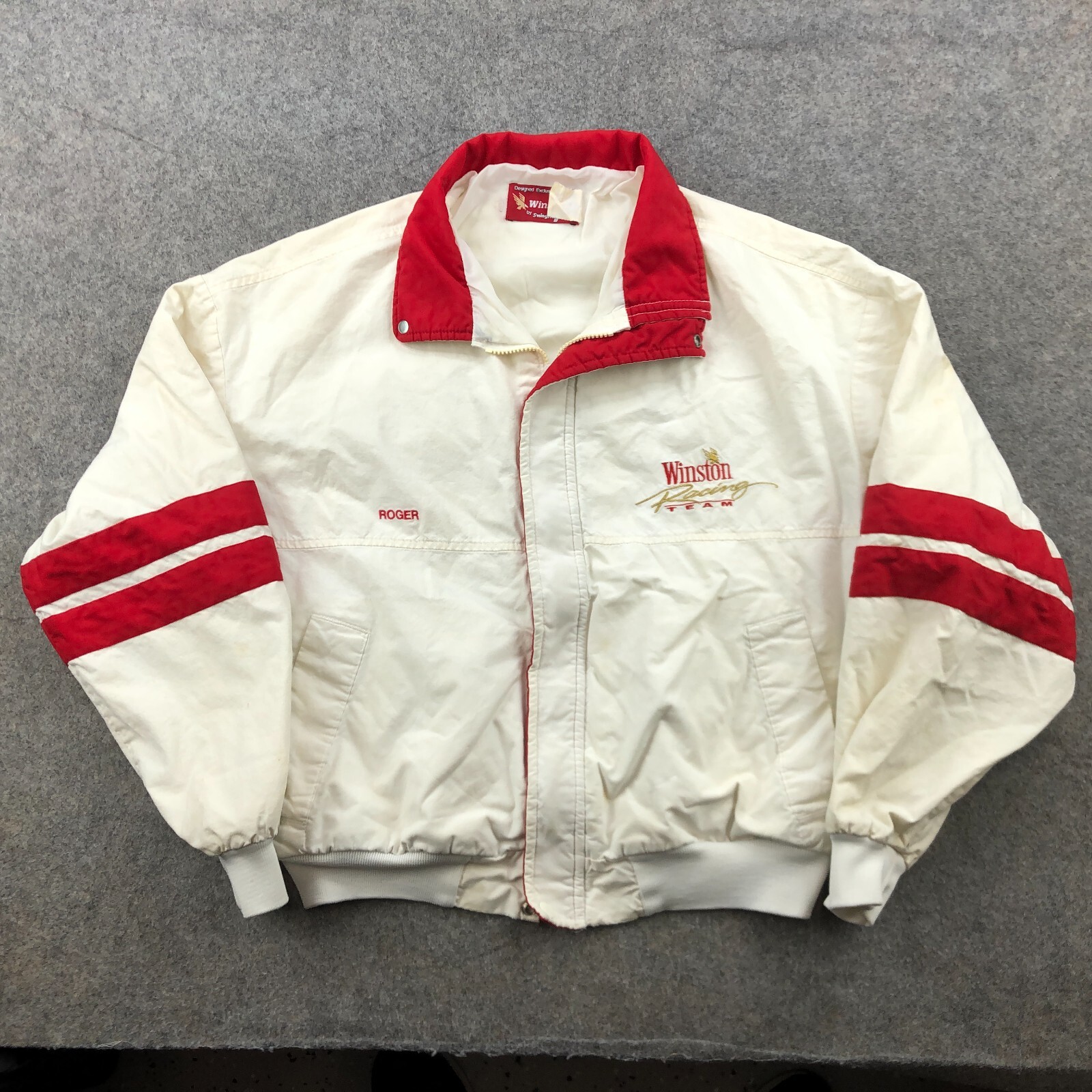 NASCAR Winston Racing Series ジャケット Vintage Nascar Official Winston Racing Series Jacket — Star