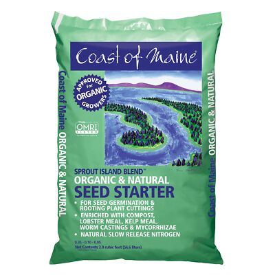 Coast of Maine Sprout Island Organic Seed Starter- 2 CU FT