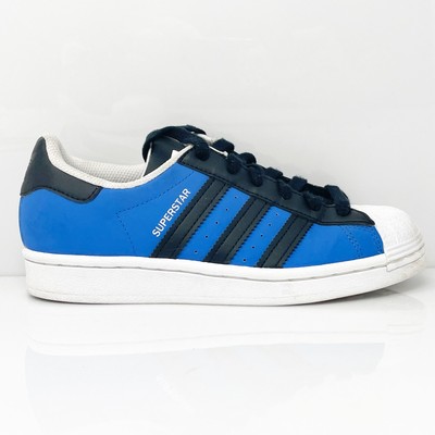 

Adidas Boys Superstar FW4025 Синие повседневные кроссовки, размер 3,5, Синий, Superstar