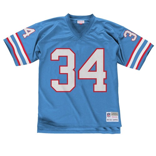 

НАСЛЕДНАЯ ФУТБОЛКА НФЛ MITCHELL - NESS ХЬЮСТОН ОЙЛЕРЗ 1980 EARL CAMPBELL, Light blue