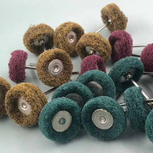 Fresh Dental Lab Fiber Wheel brush Polishing Polisher Prophy Brushes FG 2.35mm