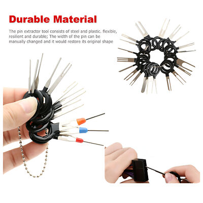 41PCS Wire Terminal Removal Tool Car Electrical Wiring Crimp Connector Pin Key