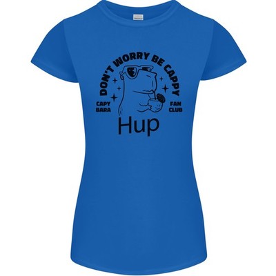 T-Shirt Femme Petite Capybara Be Cappy Drôle