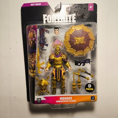 Fortnite Menace (Undefeated Flame) 4'' Hot Drop Action Figure Jazware New Epic 