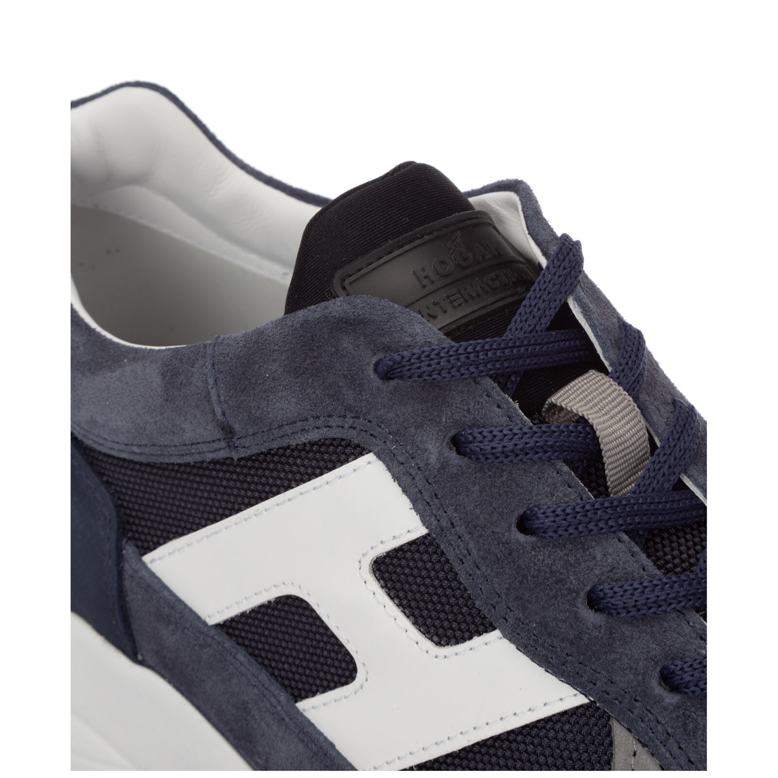 HOGAN HOGAN SNEAKER HERREN INTERACTION HXM5450DN90R1P842F LOGO WILDLEDER SCHUHE