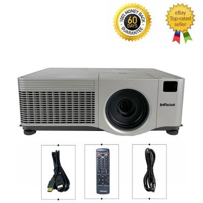 InFocus IN5104 3LCD Projector 4000 lumens HD 1080p HDMI w/Remote bundle