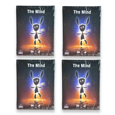 4x The Mind Card Game Party Puzzle Board Game Team Experience Interactive G*x*