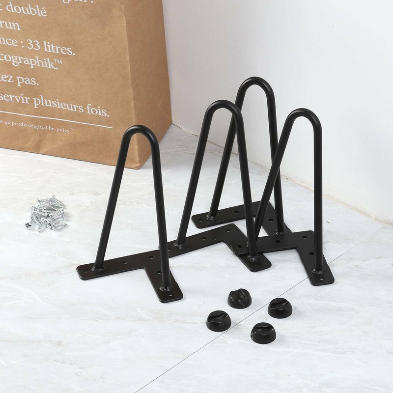 4 x Hairpin Legs / Hair Pin Legs Set for Furniture Bench Desk Table 8
