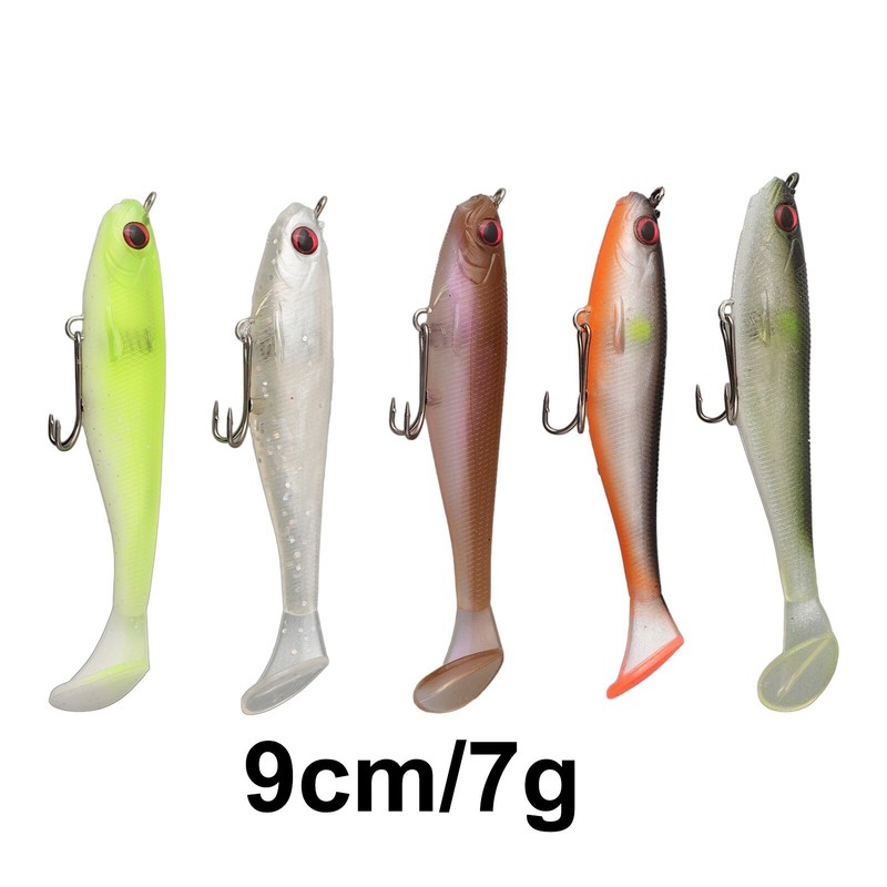Magdraft Swimbait En Plastique Souple De Haute Qualit?? Paddle Tail Swimbait