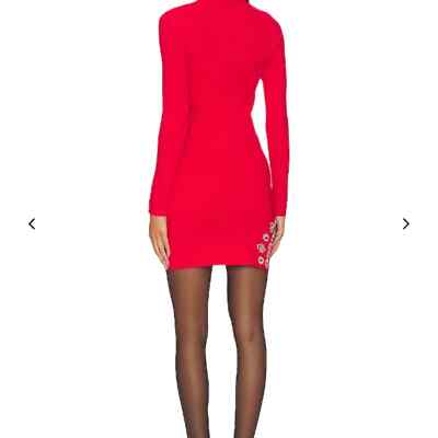 Pre-owned Saylor Reid Dress In Red In Size Medium