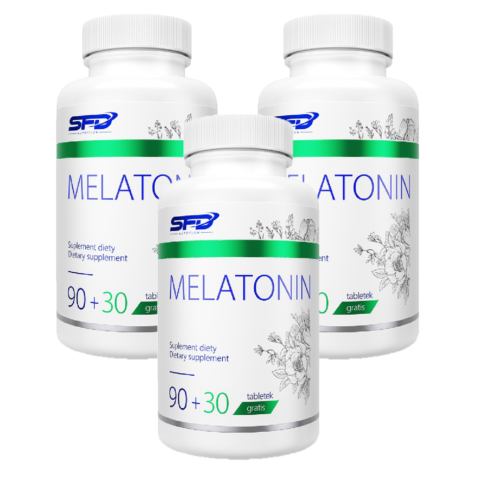Melatoni Schlaftabletten 360 Tabletten Einschlafhilfe Entspannt durch die Nacht