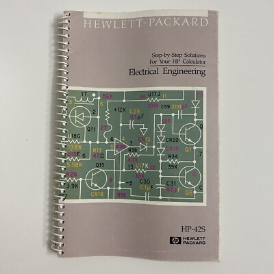 HP-42S Electrical Engineering Step by Step Solutions Manual 1988 Edition 1