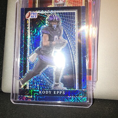 2024 LEAF METAL PRO SET BLUE MOJO REFRACTOR #85 KODY EPPS 6/7 - BYU