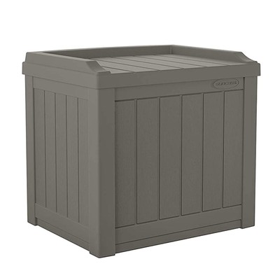 22 Gallon Indoor or Outdoor Backyard Patio Small Storage Deck Box with Attrac...