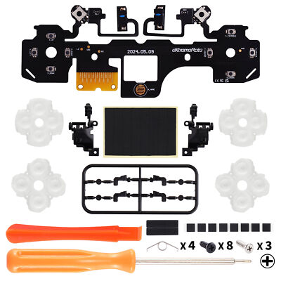 Custom Hair Trigger Kit & Face Buttons Clicky Kit for PS5 Controller BDM-040