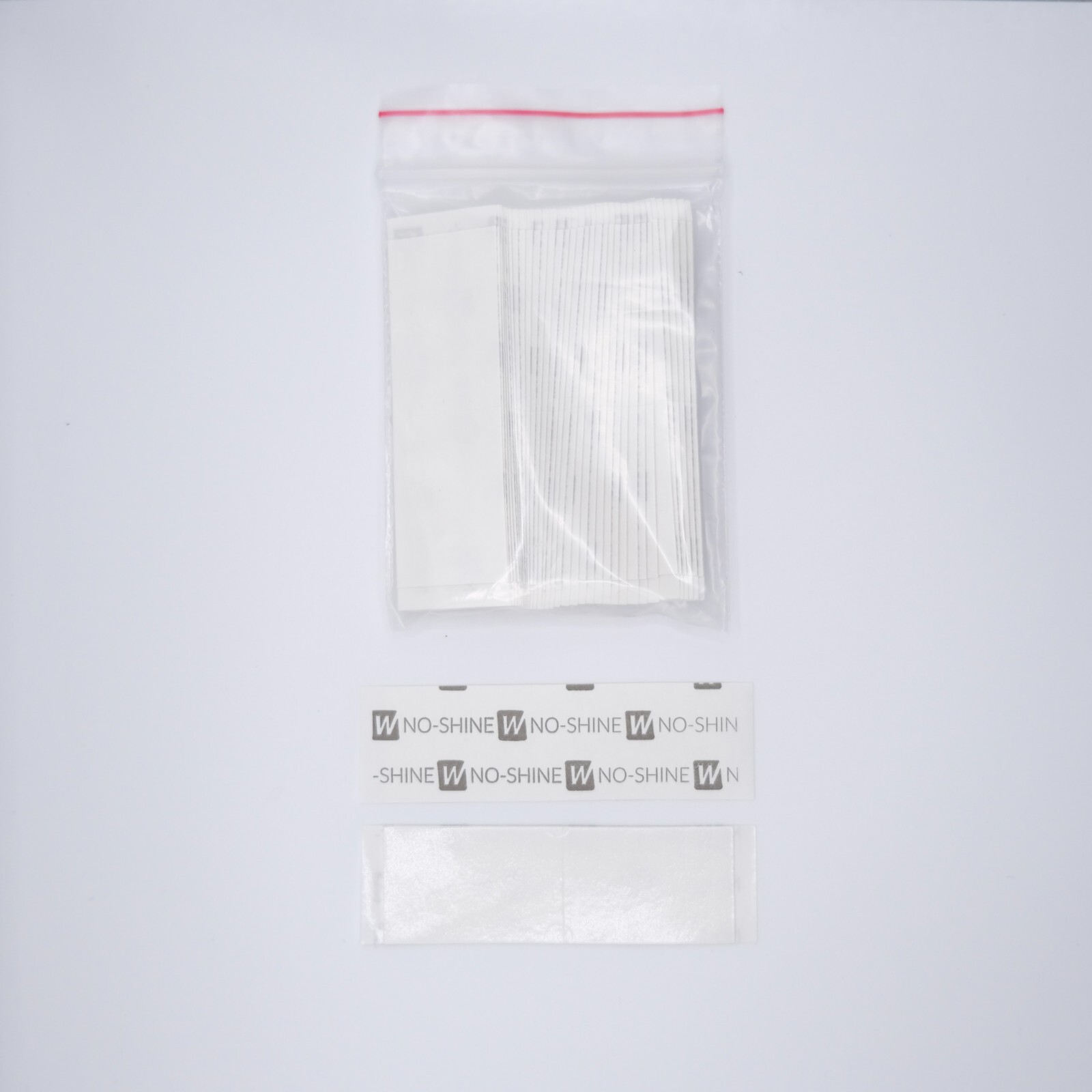 Walker No Shine Tape 1" X 3" Strips, 36PCS/Bag, Daily Wear Tape