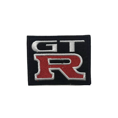Nissan GTR Racing Car Brand Embroidered Iron on Patch Sew On Badge