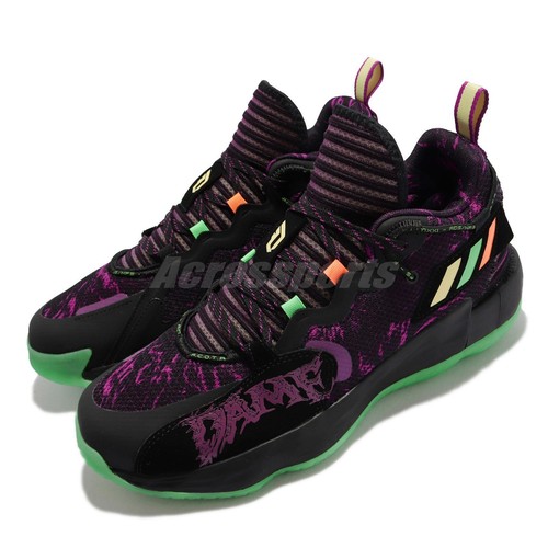 

adidas Dame 7 Extply GCA Halloween Lillard Черные мужские баскетбольные кроссовки H67750, Черный, Dame 7 Extply Gca