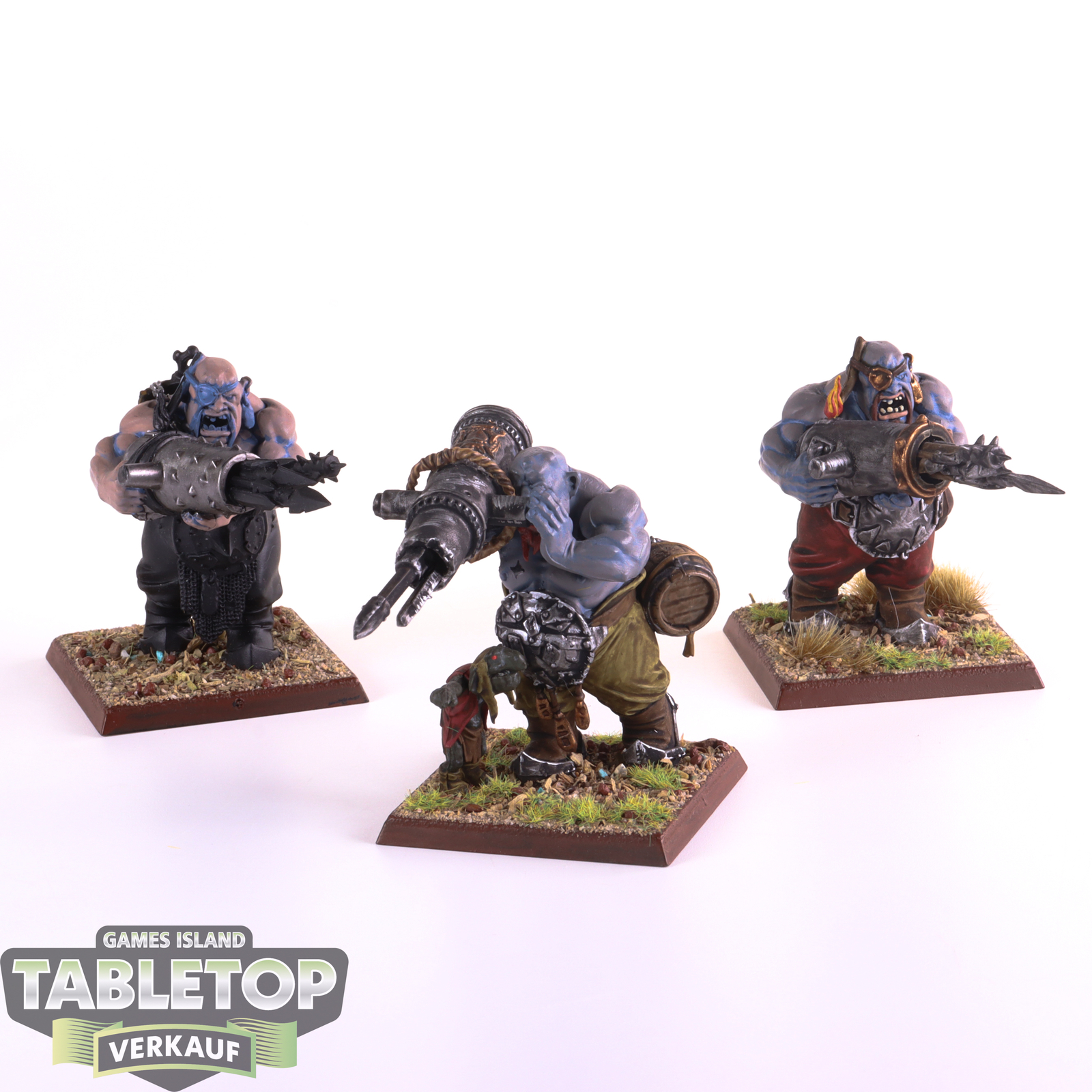 Ogor Mawtribes - 3 Leadbelchers - gut bemalt