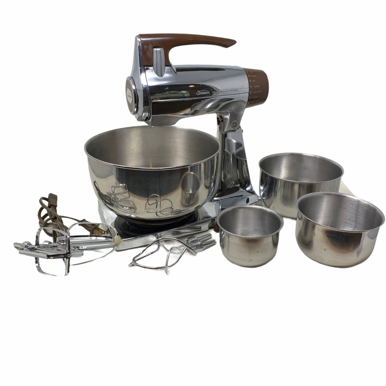 Купить Ручные миксеры Vtg Sunbeam Mixmaster 12 Speed Mixer Chrome