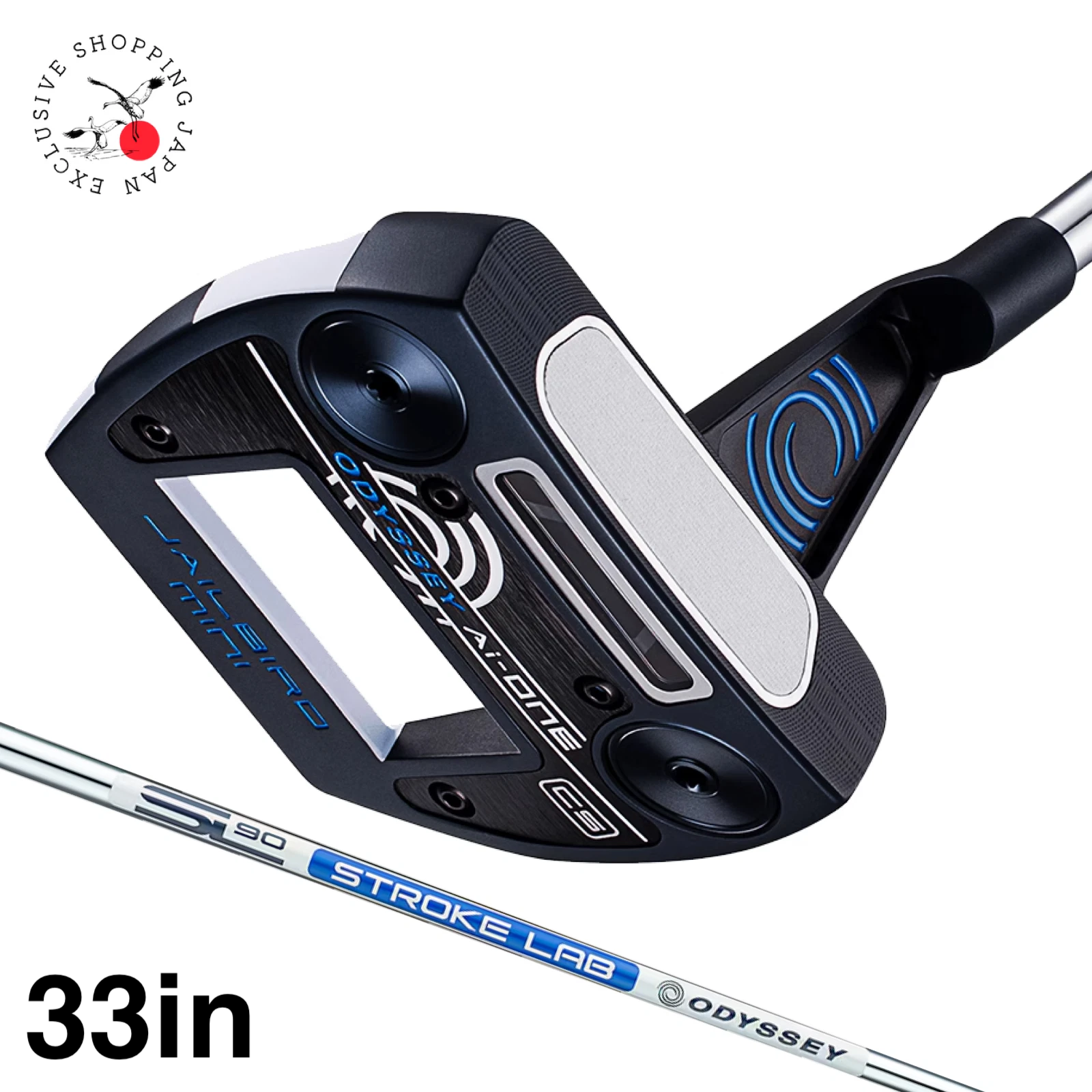 オデッセイ JAILBIRD MINI A i-ONEトライビーム　33インチ Odyssey Ai-ONE TRI-BEAM JAILBIRD MINI CS Putter 33in STROKE