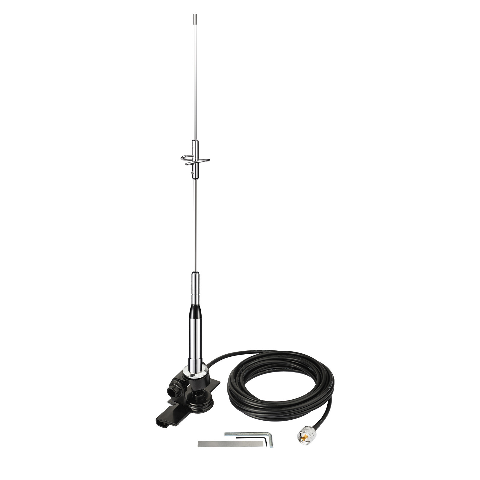 米軍　実物　ANTENNA VEHICULAR−VHF Amazon.com: Bingfu Vehicle Mobile Ham Radio Antenna with