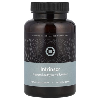D adamo Genoma Nutritionals Intrinsa 120 Veggie Caps Dairy-Free, Egg-Free,