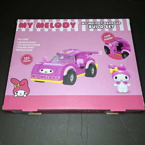 Hello Kitty My Melody - Racecar 121 Piece Build Set w
