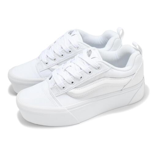 Vans Knu Stack / белые мужские туфли унисекс на платформе для повседневного образа жизни VN000CP6W00