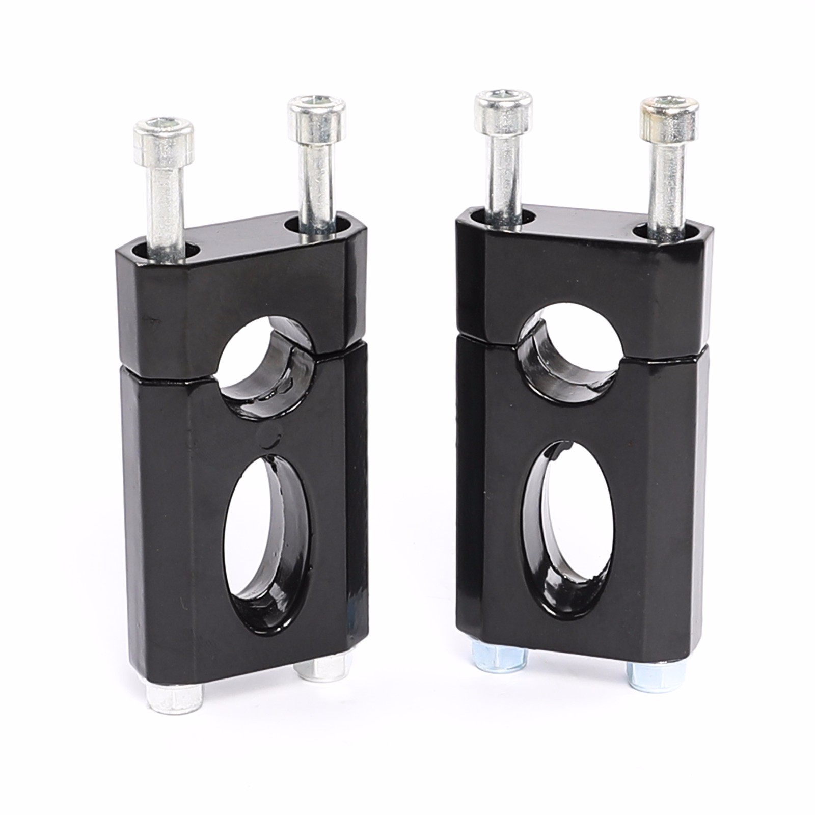 ATV Dirt Bike 7/8" Bar 22mm Handlebar Riser Mount Clamp Kit Motorcycle