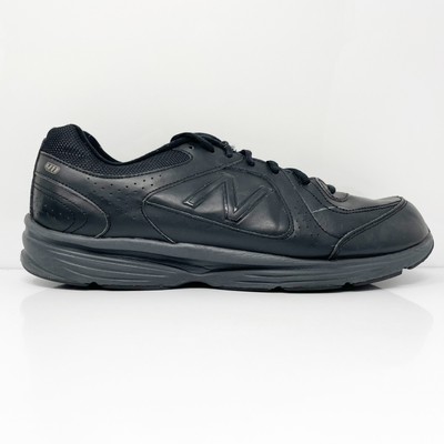

New Balance Mens 411 MW411BK Черные повседневные кроссовки, размер 13 4E, Черный, 411