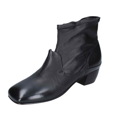 Women's shoes MOMA 8 (EU 38) ankle boots black leather BD445-38