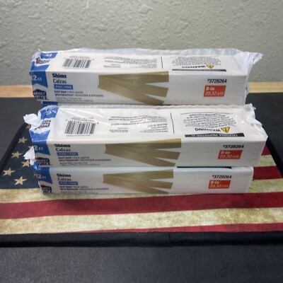 12 Ct Project Source 8 in Pine Wood Shims 3728264 Split Resistant 1-1/4in Wide