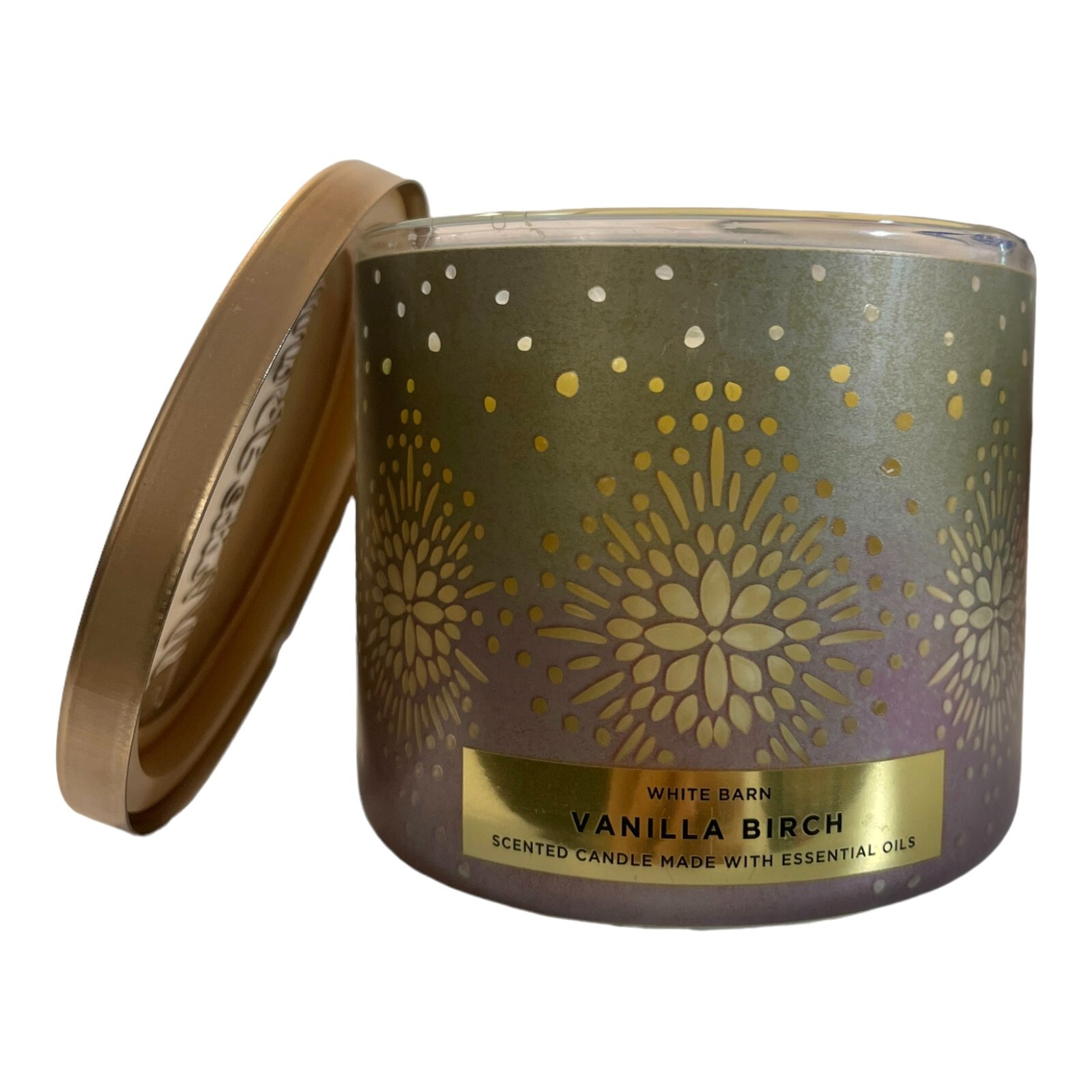 White Barn Vanilla Birch 3 Wicks Scented Candle by Bath & Body Worksの